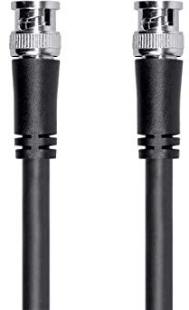 Monoprice Viper Series HD-SDI RG6 BNC Cable - Dual Copper and Aluminum Shielding, 75-ohm Impedance, 18AWG, 3 Feet, Black