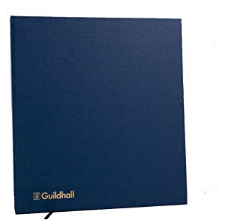 Exacompta Guildhall - Libro contabile, 160 pagine, 5 colonne di debito