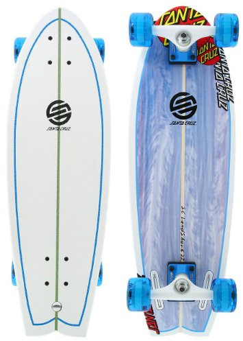 Santa Cruz Skate Land Shark Sk8 Powerply Complete Skateboard, 8.8 x 27.7 - Inches
