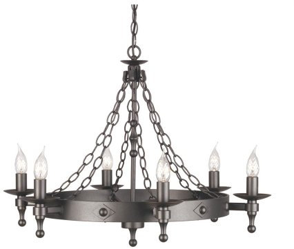 Wandfackel 2-flammig Warwick Farbe: Graphit