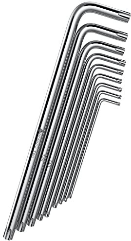 Neoteck – Lot de 9 tournevis Torx - Différentes tailles T10 T15 T20 T25 T27 T30 T40 T45 T50