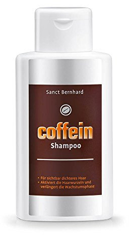 Sanct Bernhard Coffein Shampoo mit Zink, D-Panthenol, Jojobaöl, Betain & Weizenprotein 250 ml