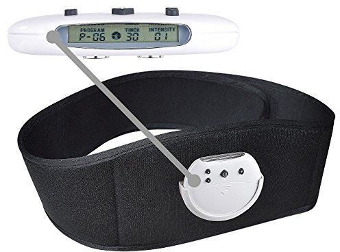 Newgen Medicals Bauchweggürtel EMS: EMS-Muskeltrainings-Gürtel V3 mit 10 Trainingsprogrammen (Bauchgürtel Vibration, Bauch, Fitnessgeräte)