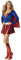 Generique - Sexy Supergirl-Kostüm Deluxe für Damen