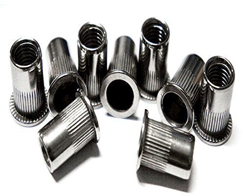 Veda - Surtido de remaches, 25 unidades, acero inoxidable,25 de M4