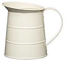 Living Nostalgia KitchenCraft - Pichet Multifonctions en Métal, Collection, 1.1 L - Crème
