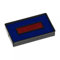 Recharge préencrée E200/2 bleu/rouge pour COLOP S200..,