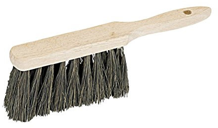 Nölle 212800 Balayette long manche en Arenga, Beige/noir, 43 cm