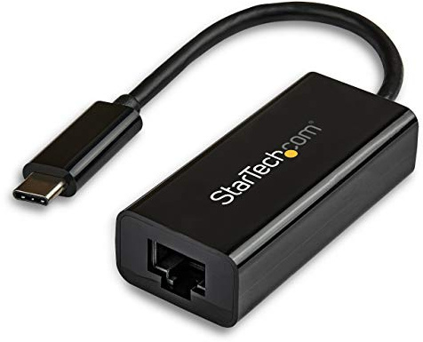 StarTech.com USB-C to Gigabit Ethernet Adapter, Thunderbolt 3 /4 Compatible, RJ45 LAN Network Converter, Windows & Mac