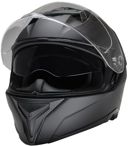 Motorradhelm Integralhelm CMX Blacky schwarz matt in Größe S
