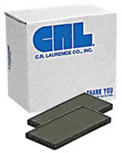 CRL 1/4 x 1 x 2 Neoprene Setting Blocks - 100 Pack