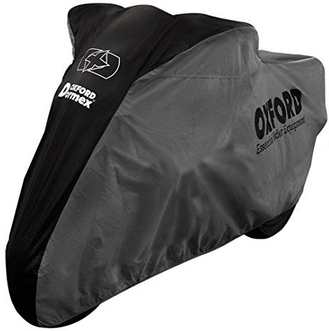 Oxford CV404 Dormex Indoor Motorcycle Cover XL, Black Grey