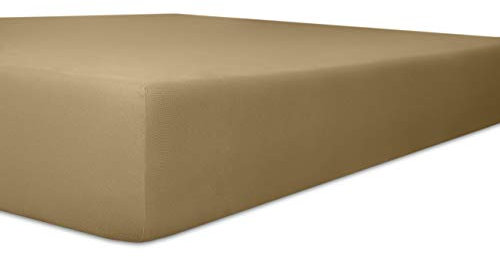 Kneer Spannbettlaken, Baumwolle, Toffee, 120x200-130x220