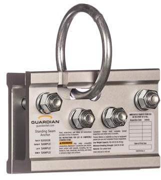 Guardian Fall Protection 10600 Standing Seam Roof Clamp