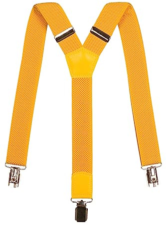 Olata Tirantes Niños Ajustables en Forma de Y - 3 cm (5-12 Años) Amarillo