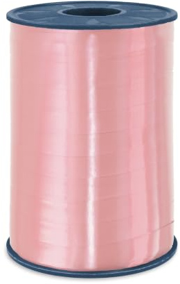 C.E. Pattberg AMERICA Gift curling Ribbon light pink, 273 yards of balloonribbon for Gift Wrapping, 0.39 inches width, Accessories for Decoration & Handicrafts, Decoration Ribbon for Presents
