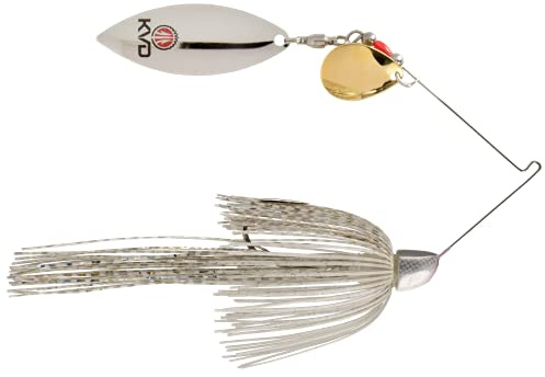 Strike King Finesse KVD Spinnerbait, Super White, 3/8-Ounce