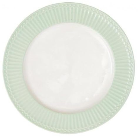 GreenGate Teller - Dinner Plate - Alice Pale Green 26 cm