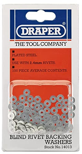 Draper 14013 Rivet 2.4 mm Backing Washers