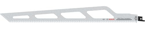Bosch 1x PRO Fibre S2013AWP Insulation Säbelsägeblatt (für Mineralwolle, Mineralwolle, Länge 400 mm, Professional Zubehör Säbelsäge)