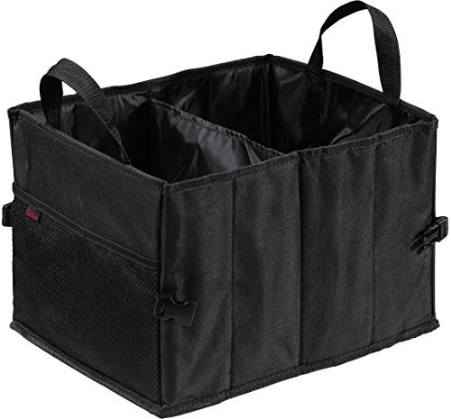 Hama Auto-Kofferraumtasche mit Klettbefestigung, faltbar, klein (37 x 29 x 25 cm) schwarz