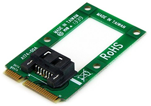 StarTech.com mSATA auf SATA Festplatten / SSD Adapter - Mini Serial-ATA zu SATA Konverter - Festplatten Adapter / Konverter