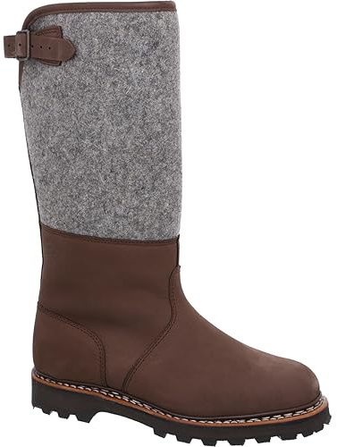 Hanwag W Räven Ii Lady Braun - Zwiegenähter isolierender Lammfell Damen Winterstiefel, Größe EU 42 - Farbe Erde