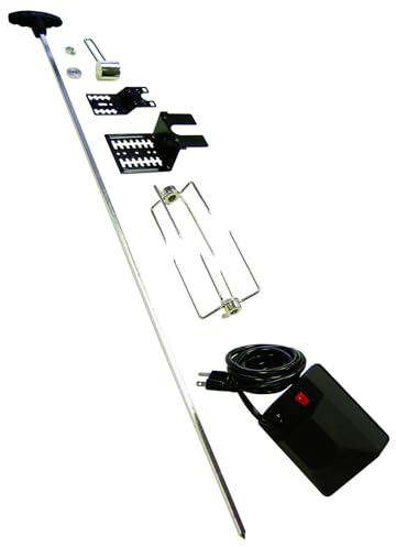 GrillPro 60090 Rotisserie Kit for Grills, 39-1/2, Black