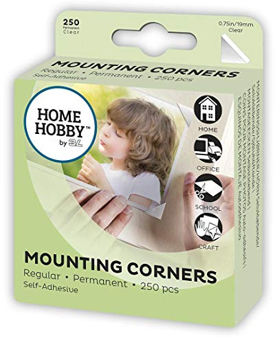 HomeHobby by 3L, Mounting Corners 19mm/0, 75' (250 Pcs)