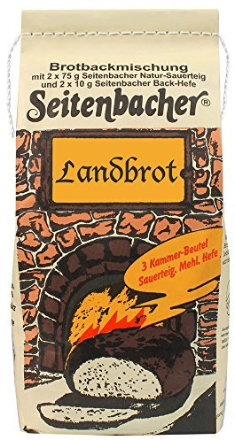 Seitenbacher Landbrot Backmischung I Einfach I Vollkorn I ohne Zusätze I (1 x 935 g)