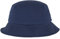 Flexfit Cotton Twill Bucket Hat - Unisex Anglerhut für Damen und Herren, einfarbig, mit patentiertem Flexfit Band, Farbe Blau, one size