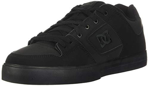 DC Shoes Herren Pure - Shoes For Men Sneakers, Black Pirate Black, 45 EU