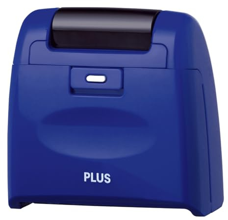Plus IS-510CM 38-132 Keshipon Roller Stamp, Wide, Blue