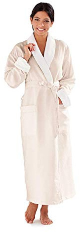 Women's Microfiber Robe by BOCA - Luxury Hotel Bathrobe, Long Spa Robes for Women - Generous Sizing