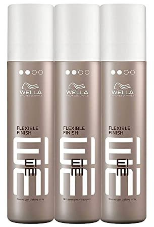 Wella EIMI Flexible Finish Haarspray ohne Treibgas 3 x 250 ml Styling Fixing Hairspray Modellierspra