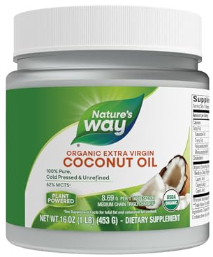 Nature's Way Coconut Oil-Organic Pure Virgin / 454g