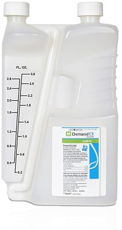 Demand CS Insecticide - Long-Lasting Pest Control, 1-qt. Sprayable Insecticide Effective Against Over 30 Pests, Formulated for Indoor & Outdoor Use