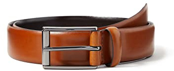 Strellson Premium Herren Gürtel Belt, Gr. 85 cm, Braun (Cognac 55)