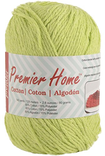 Premier Yarns Solid Home Cotton Yarn, Lime Green