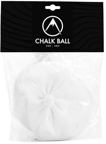 Psychi | Ultimate Grip Rock Climbing Bouldering Chalk Ball | Grip Strengthener for Rock Climbing, Bouldering, Gymnastics, Weightlifting & more - Lasting Absorbent Sports Chalk For Your Gym Bag (x1)
