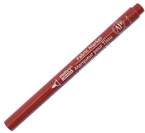 UCHIDA Marvy Fine Point Fabric Marker Art Supplies, Cherry