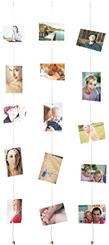 Your Design Fotoleine: Magnetische Foto-Leine mit 8 Mini-Magneten, 3er-Set (Magnetische Fotoleine, Leine für Fotos, Bilderrahmen)