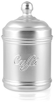 H&H Caffè Barattolo in alluminio caffe'10x12 lt0,94, Grigio