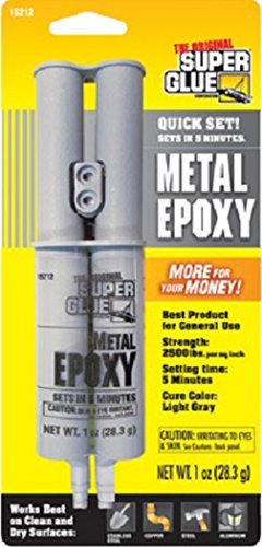 Super Glue 15212 Metal Epoxy Adhesive