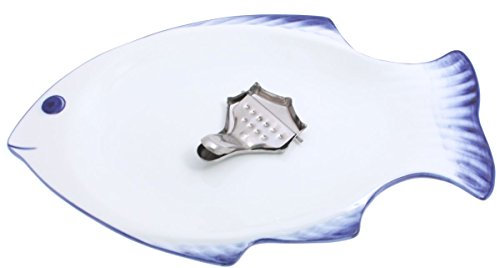 Fischteller Kabeljau + Zitronenscheibenpresse