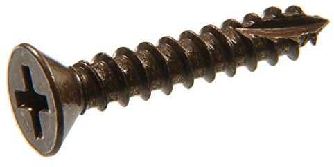 Hillman 45463 #9 x 1 Antique Bronze Flat-Head Phillips Wood Screws, 30 Pieces