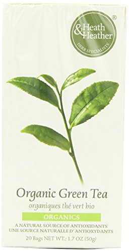 (3 PACK) - Heath And Heather - Organic Green Tea HH9 | 20 Bag | 3 PACK BUNDLE