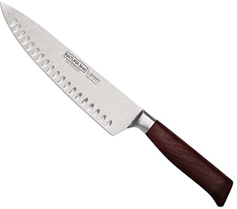 Burgvogel Kochmesser mit Kulle Natura Line (9 Zoll = 23 cm), 6860.906.23.6, braun