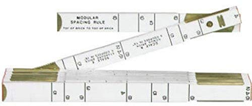 Crescent Lufkin 5/8 x 6' Red End® Masonry Wood Rule - 646LN