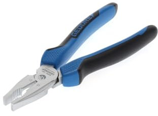 GEDORE Kraft-Kombizange zum Schneiden/Halten/Drehen, 2-Komponenten-Griff, Länge 180 mm, HRC 62-64, 8250-180 JC